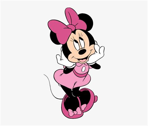 Minnie In Pink Png Cute Minnie Mouse Pink PNG Image Transparent PNG