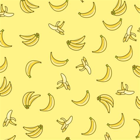Banana Seamless Yellow Pattern Cute Banana Pattern Background 3225131
