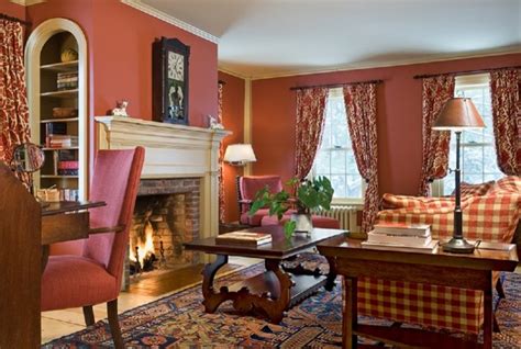Traditional New England Corporate Retreat Eclectic Living Room