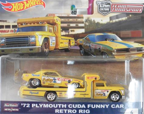 72 Plymouth Cuda Funny Car Hot Wheels Premium 1