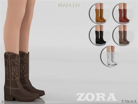 Madlen Madlen Zora Boots New Cowboy Boots For Your Sim