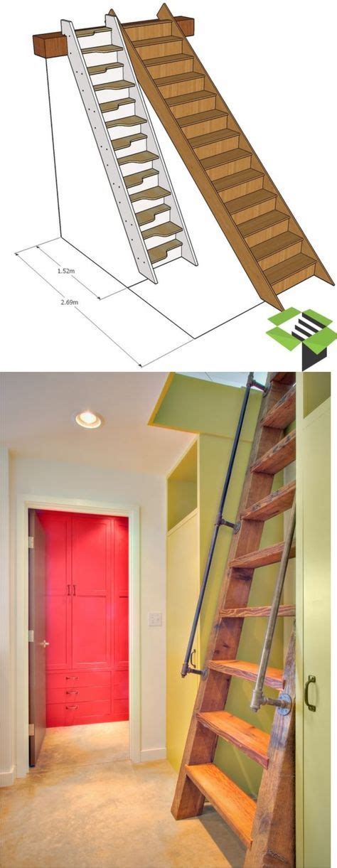 Attic Stairs Pull Down 37 Ideas Stair Remodel Garage Stairs Attic