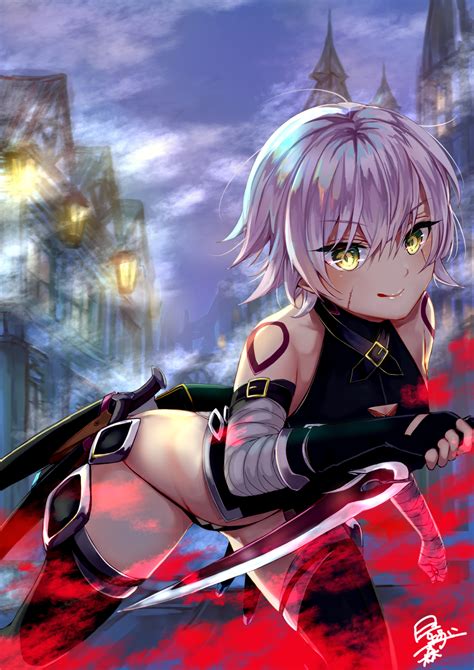 Jack The Ripper Fateapocrypha Fategrand Order Fate Series Silver Hair Bad Id Bad