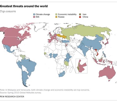 This Map Shows What Different Countries View As The Greatest Threat To