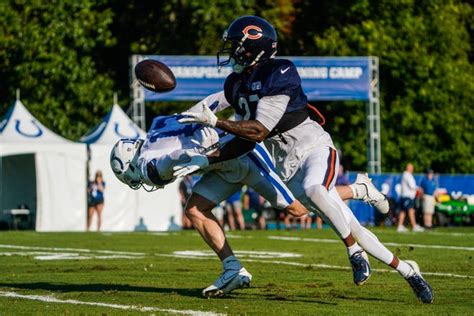 Colts And Bears Shared Practice At Colts Camp
