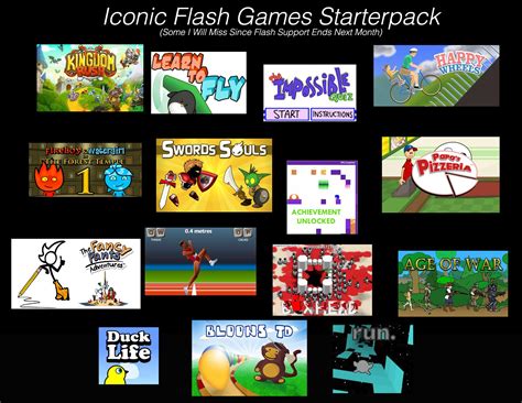 Iconic Flash Games Starterpack Rstarterpacks