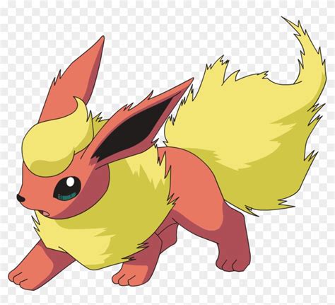 Pokemon Clipart Anime Character Flareon Pokemon Hd Png Download