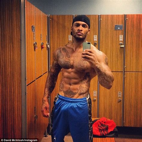 david mcintosh puts his impressively sculpted physique on display in care free snaps daily