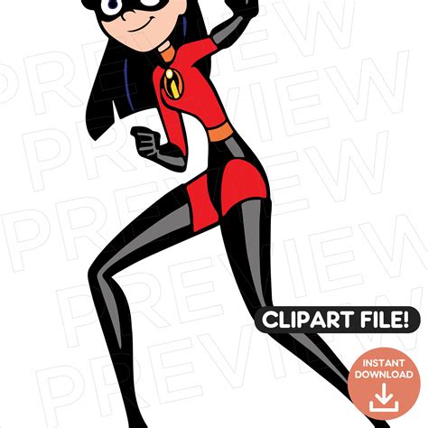 Violet Parr The Incredibles Svg Disneyland Ears Clipart Etsy Ireland