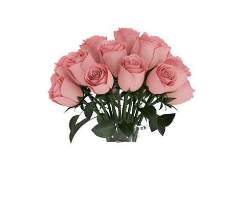 Garden Roses Flower Bouquet Pink Rose Bouquet Png Download 894792