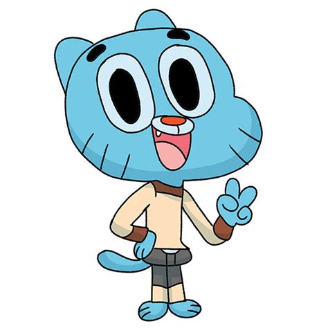 How To Draw Gumball Easy Drawing Art