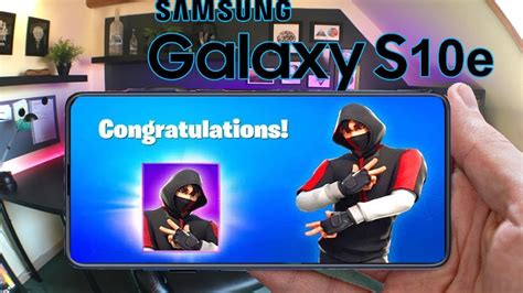 Gaming On Samsung Galaxy S10e Fortnite Season 8 60fps Ikonik Skin