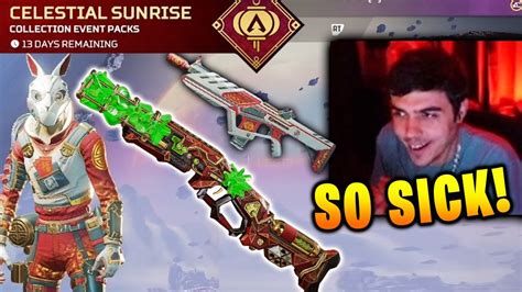 TSM ImperialHal Reacts To Celestial Sunrise Collection Event New Skins For Guns Legends