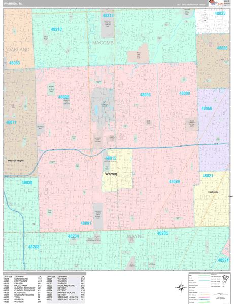 Michigan City Zip Code Map Domini Hyacintha