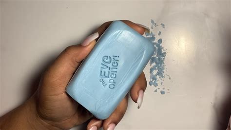 Satisfying Dry Soap Cutting Asmr Very Relaxing Coast Blue Youtube