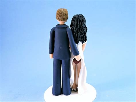 Sexy Wedding Cake Topper Personalized By MUDCARDS Etsy