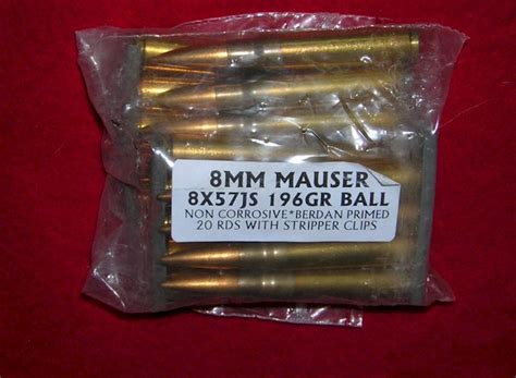 8mm Mauser Ammunition 8x57js Homestead Firearms Winchester