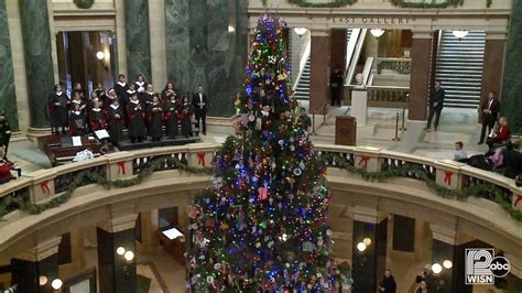Walker Lights Capitol Christmas Tree Amid Boos Protests
