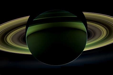 The Dark Side Of Saturn Revealed In A Beautiful New Nasa Photo The Verge