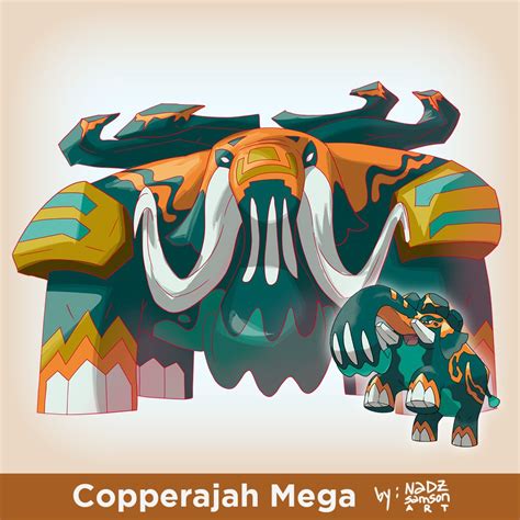 Copperajah From Pokemon Sword And Shield Pokemon Generation 8 In Mega
