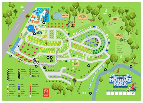Gold Coast Holiday Park Our Park Map