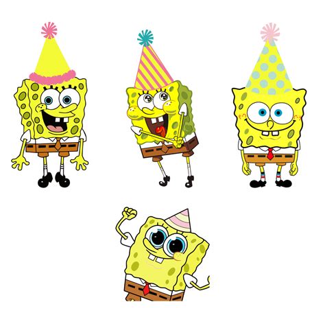 Spongebob Birthday Svg Designs Masterbundles