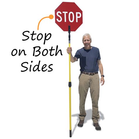 Crossing Guard Sign And 6 Pole 2 Sided Stop Sign Sku K Stop Stop