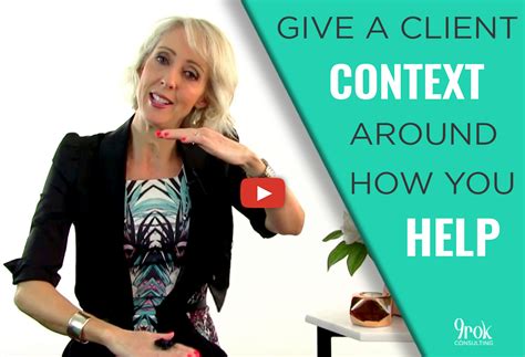 How To Provide Context So Clients Understand How You Can Help Them