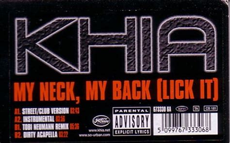 Khia - My Neck My Back (Like It) ['02 - UK - 12'']