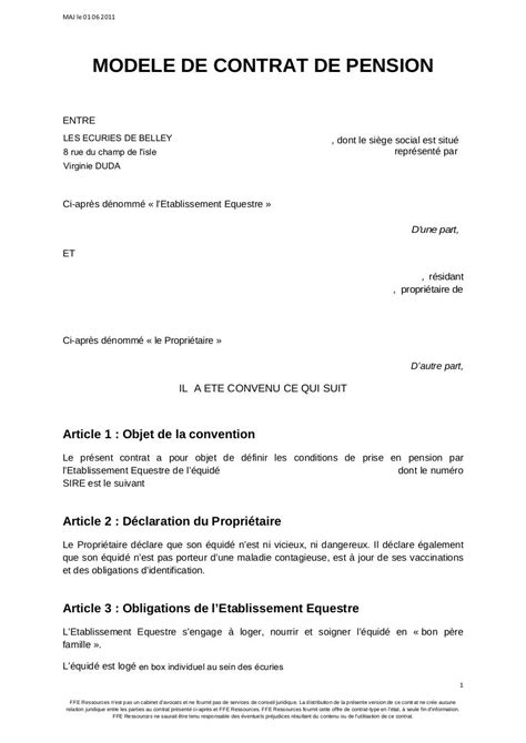 contrat de pension pré rempli par MC Feigenspan Fichier PDF