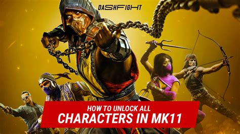 How To Unlock All Characters In Mk11 Dashfight