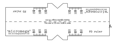 Pd Measurement Ruler Printable Printable Ruler Actual Size