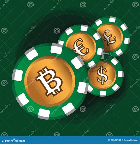 Bitcoin Theme Design Stock Vector Illustration Of Chance 77594938