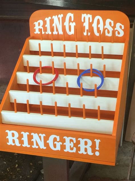Players are given 3 rings for a chance to ring as many santa's hats as possible! Ring Toss Carnival Game for Birthday, Church, VBS, School ...
