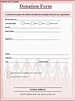 Donation Form | Free Word Templates