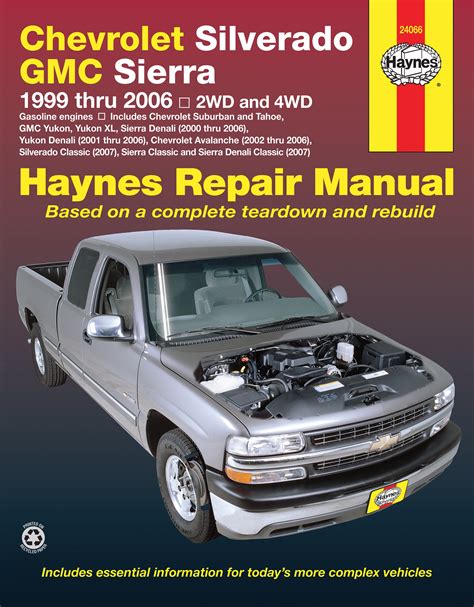 Chevrolet Silverado And Gmc Sierra Gas Pick Ups 99 06 Haynes Repair