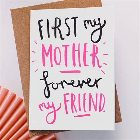 We've got a list of 20 free printable mother's day cards for kids to make for mama and grandma! 'first My' Mother's Day Card By Old English Company ...