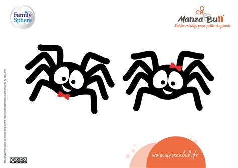 activité Halloween : toile d'araignée - ManzaBull'