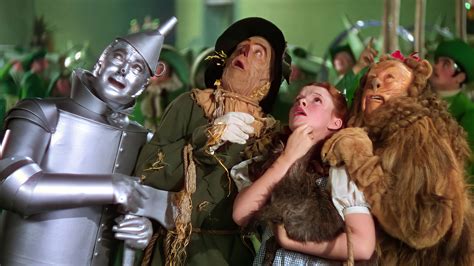 The Wizard Of Oz Movies Film Stills Dorothy Gale Tin Man Cowardly Lion Scarecrow Character Toto