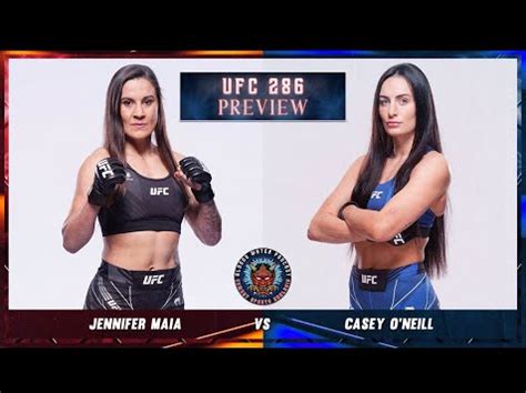 Jennifer Maia Vs Casey O Neill Women S Flyweight UFC
