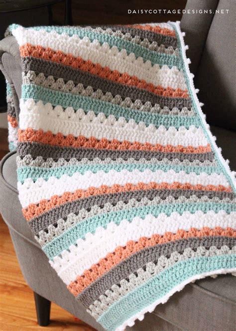 Crochet Granny Square Baby Blanket Youtube Crochet Patterns