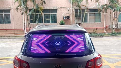 Taxi Rear Window Transparent Led Display New Product Car Window Digital