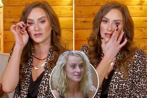 teen mom leah messer breaks down in tears claiming she s completely different after drug