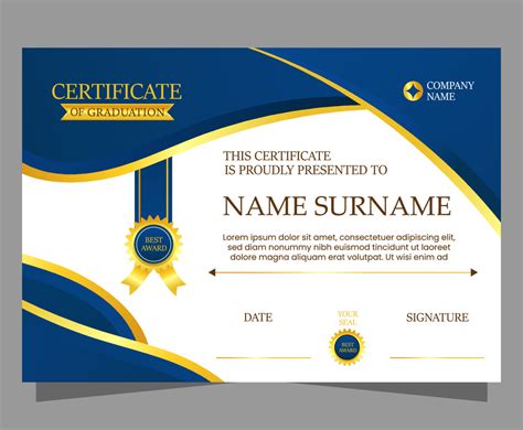 Certificates Template