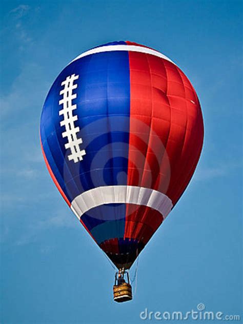 Hot Air Balloon Football Stock Image Image Of Float Travel 8587685