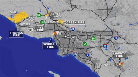 Abc News California Fires Map Printable Maps