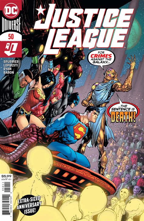 Justice League 50 4 Page Preview And Covers Released By Dc Comics