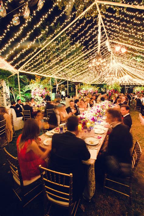 Wedding Guests at Twinkle Light Tent