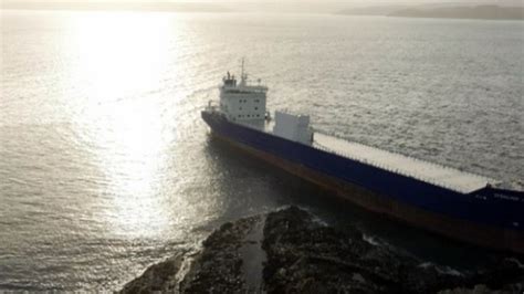 Beached Cargo Ship Lysblink Seaways Refloated Bbc News