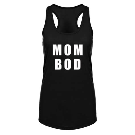 Womens Funny Mom Bod Fitness Workout Racerback Tank Topsracerback Tank Topracerback Tanktank